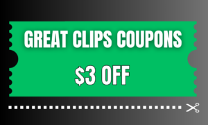 Great Clips $3 Off Coupon